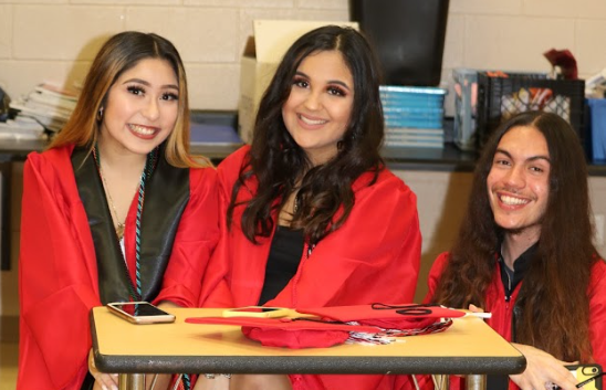 female-high-school-students-posing-together-after-college-signing-event